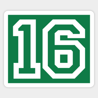 Sports Shirt #16 Sticker